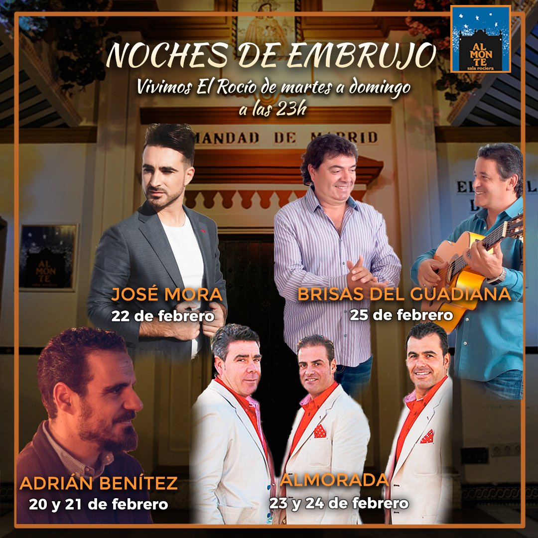 SalaALMONTE's tweet photo. @GrupoAlmorada ra una semana con muchísimo arte...
Vete reservando, que luego sabemos que te quedas sin poder venir!!
Atento!! que mira lo que se viene:
@adrianbenitez13 @josemoraoficial @almorada y Brisas del Guadiana

#almonte #salarociera  #flamenco #sevillanas #madrid https://t.co/eLtHHjDykn