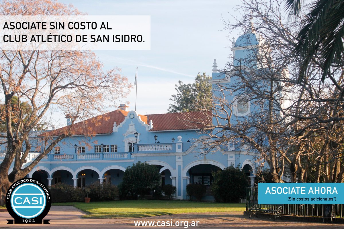 CASI_OK's tweet image. ¡ASOCIATE! ¿Querés ser parte de un club con historia?Aprovecha esta oportunidad, del 20/02 al 20/04 podes asociarte sin cuota de ingreso!! Si queres jugar al rugby, y tenes entre 6 y 9 años, la cuota deporte se te bonifica! Información al 4743-4242 o info@casi.org.ar