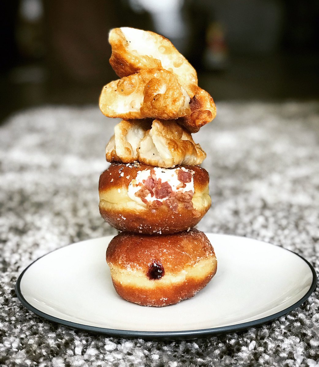 our weekend is stacking up quite nicely if we do say so ourselves! serving up @b_doughnut this weekend at #pinchdumplings! #dynamicduo