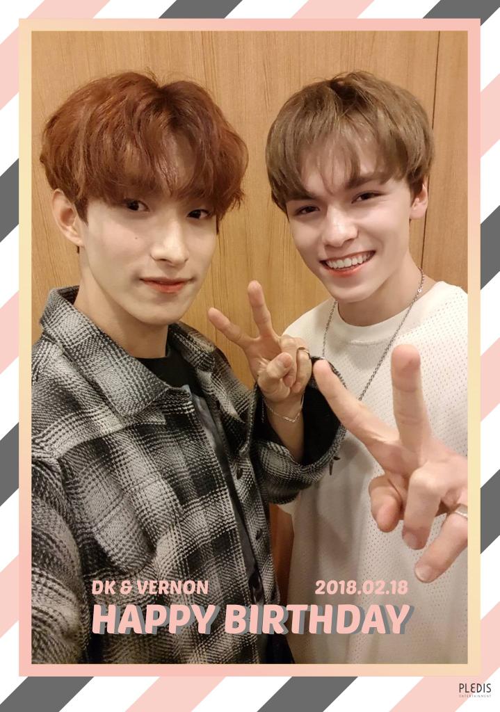 #HAPPY_DK_VERNON_DAY 
二人ともおめでとうっ！！