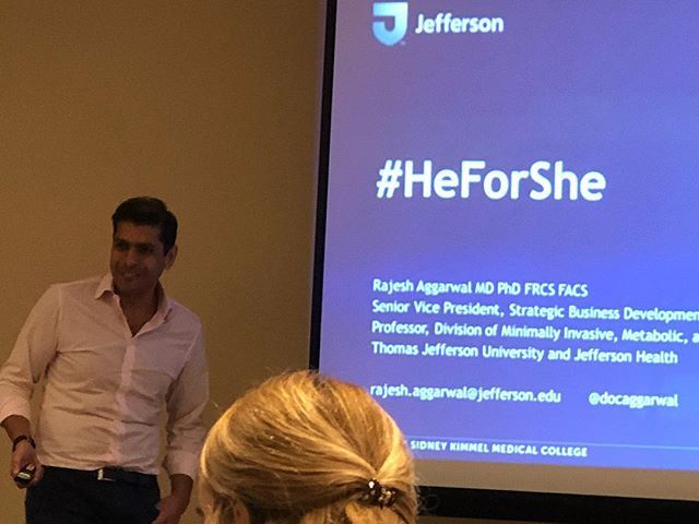 Empower and invite men to be part of the movements for diversity. #heforshe is really he for anyone who is underprivileged, underrepresented or victimized. @docaggarwal