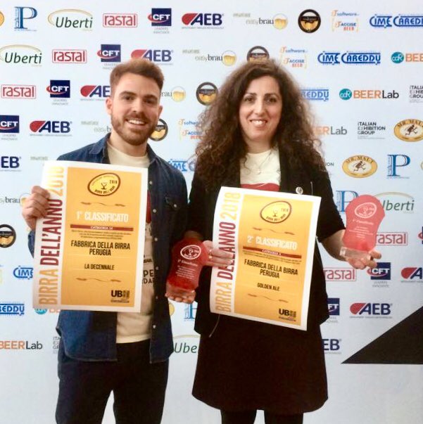 Ben 2 medaglie, oro e argento, conquistate a #birradellanno 2018 presso @BeerAttraction! Molto felici! 🤩