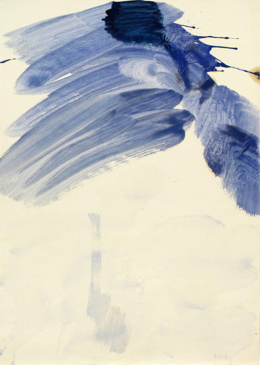 AlbertinaMuseum's tweet photo. Any plans for tomorrow? 💡 Our exhibition #MaxWeiler is closing - come enjoy the Austrian artist's fabulous works only until 6 PM. More info > https://t.co/MEu3IXnvA3
Max Weiler | As all Things … Blue, 1961 | The Albertina Museum, Vienna © Robert Najar https://t.co/loV49MWCoi
