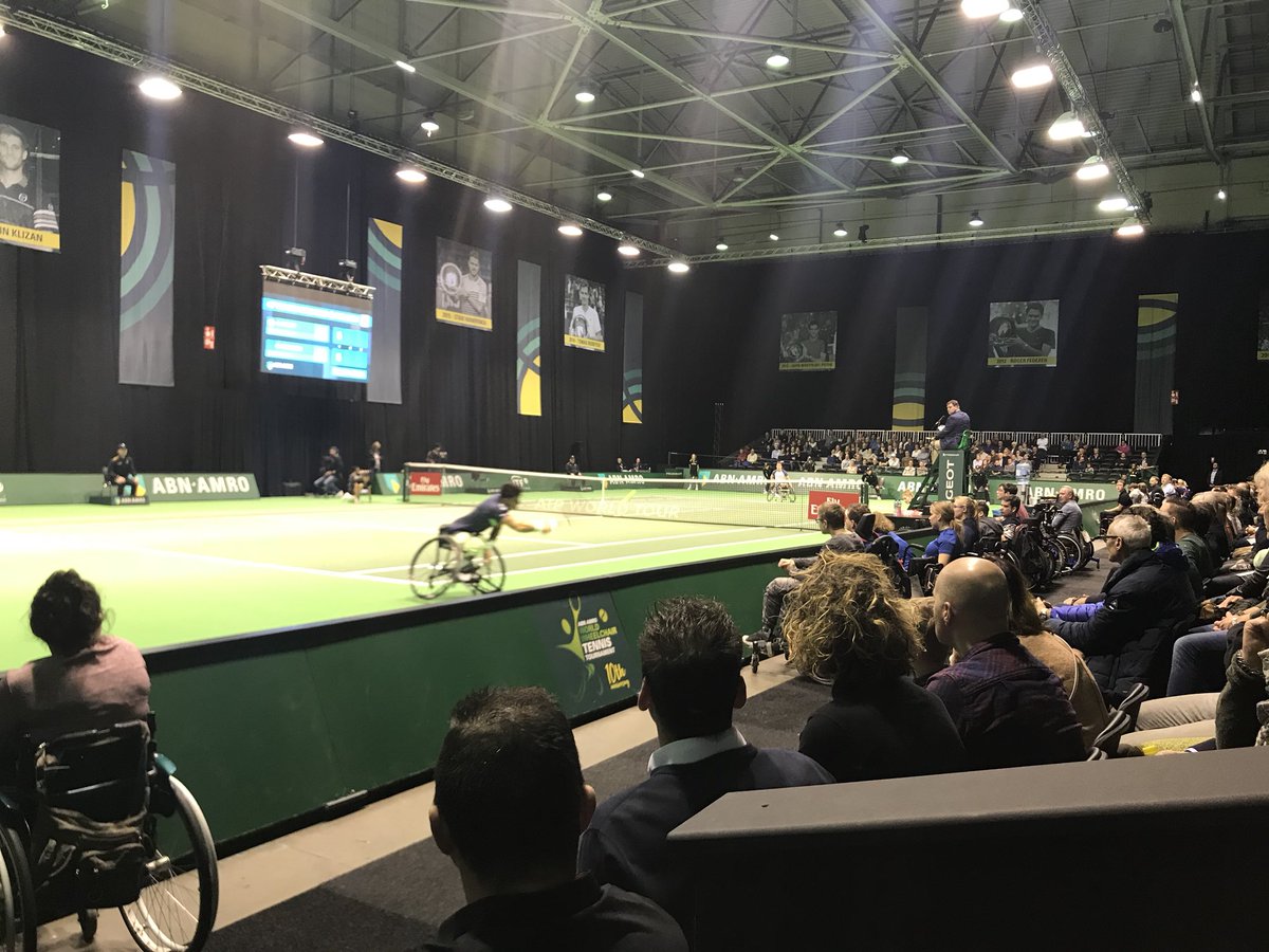 RichardKrajicek's tweet photo. Wheelchair tennis van het allerhoogste niveau zien? Kijk nu de finale van het ABN AMRO World Wheelchair Tennis Tournament, live op: https://t.co/oGz05XxgWB? https://t.co/LvXFcedxPY