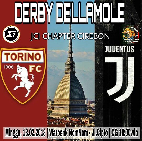 🕤:18:30WIB (KICK OFF)
💰 : HTM 15K (DRINK)

#BUDAYAKANNOBAR 
#FINOALLAFINE #FORZAJUVENTUS
#KOTACIREBON
#JCICIREBON 
#JANGANKASIHKENDORR !!!