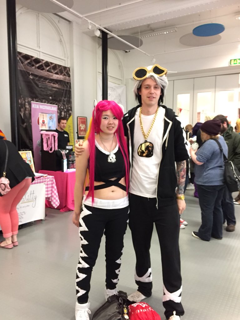 HaytonEmma's tweet photo. #Toshocon @leedslibraries #Brilliant day #RETROGAMING #cosplay #art #LibFestLeeds18 https://t.co/gq8BcE4bN3
