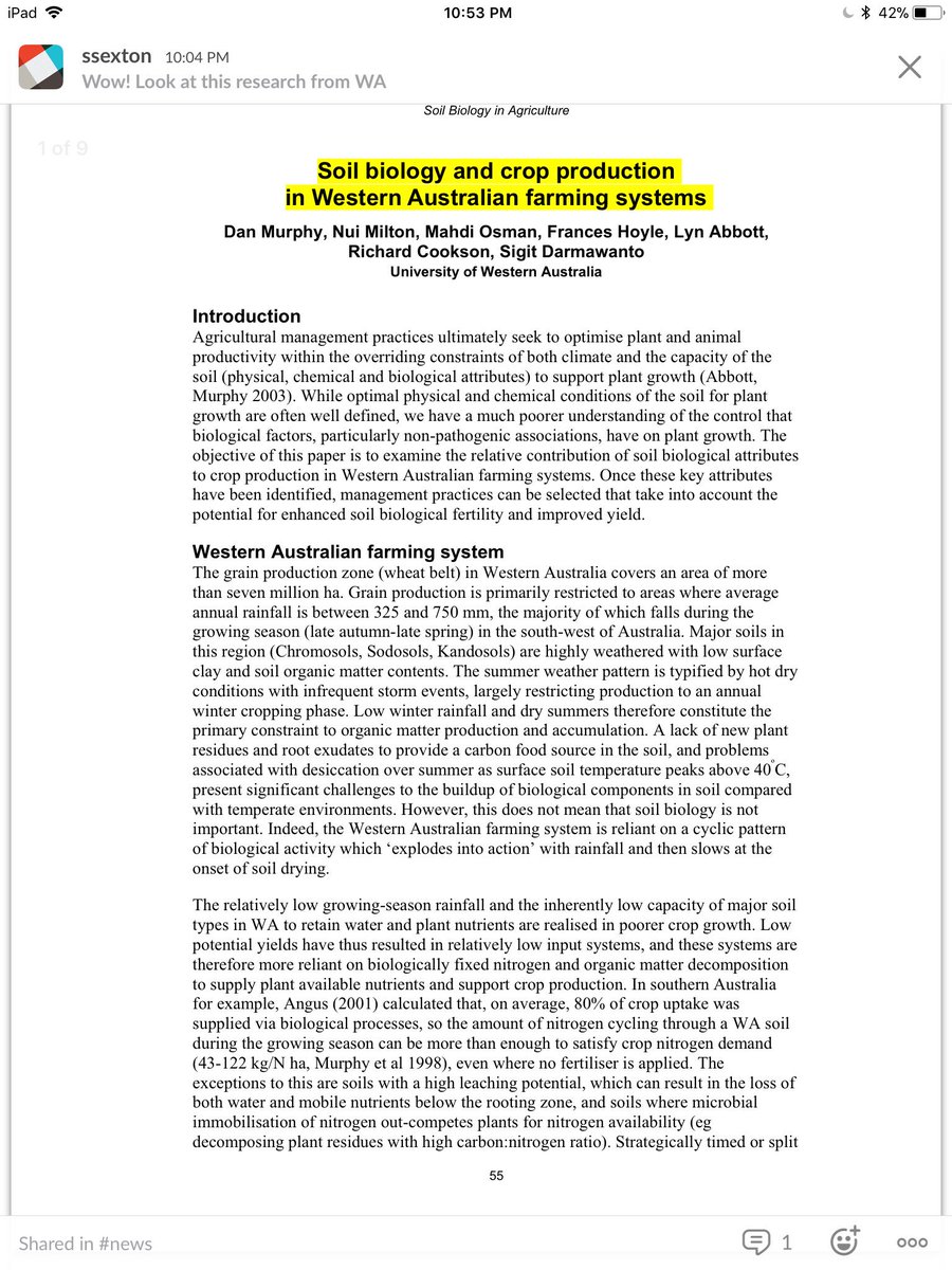 AGRICENLIFER's tweet photo. #WesternAustralia University research proves the importance of #microbial biomass for crop production 
#biochemistry makes microbes work more efficiently cycling soil nutrients #soilhealth @AgricenCo @AgricenAu @LMK_Gero @ONUS_Agronomy @NutrienLTD @earthag @Jim_Colquhoun https://t.co/UpSrAWcjdo
