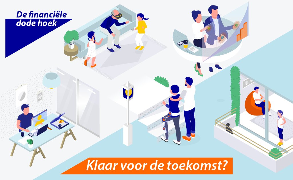 Veel Nederlanders zijn niet klaar voor een financieel gezonde toekomst. Slechts 2 op de 5 zet geld opzij voor later, terwijl een groot deel zich wel zorgen maakt over de toekomst. Lees meer over de financiële dode hoek: rabo.nl/ongsa5ea