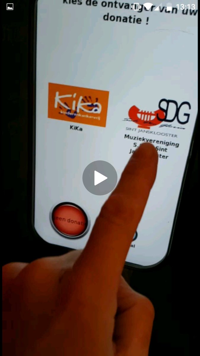 Coob Hobma in Sint Jansklooster steunt ons! Top!