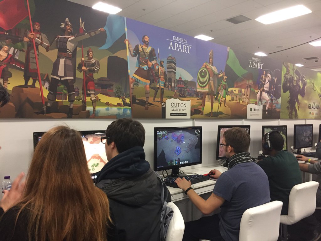 empiresapart's tweet photo. We’re at the #PCGamerWeekender in London today and tomorrow. Stop by and say hi! https://t.co/K28uBDOzAd