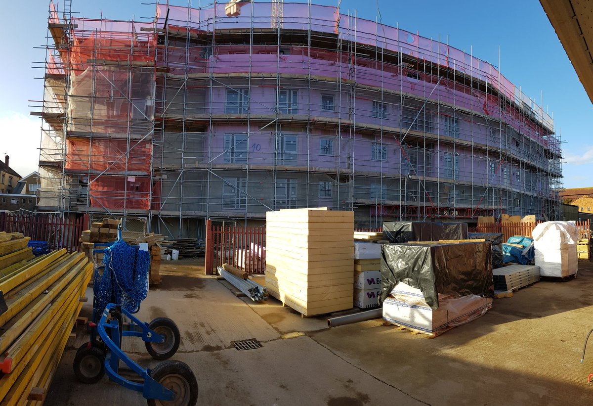 Progress at 76-102 Stoke Road going well.