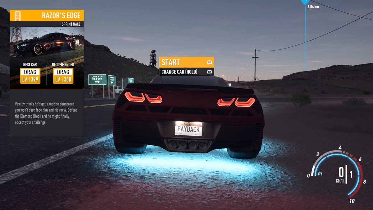 Solearo's tweet image. Who&apos;s shit idea was to force Sprint races in a Drag questline? #NeedForSpeedPayback #BadGameDesign @Needforspeed