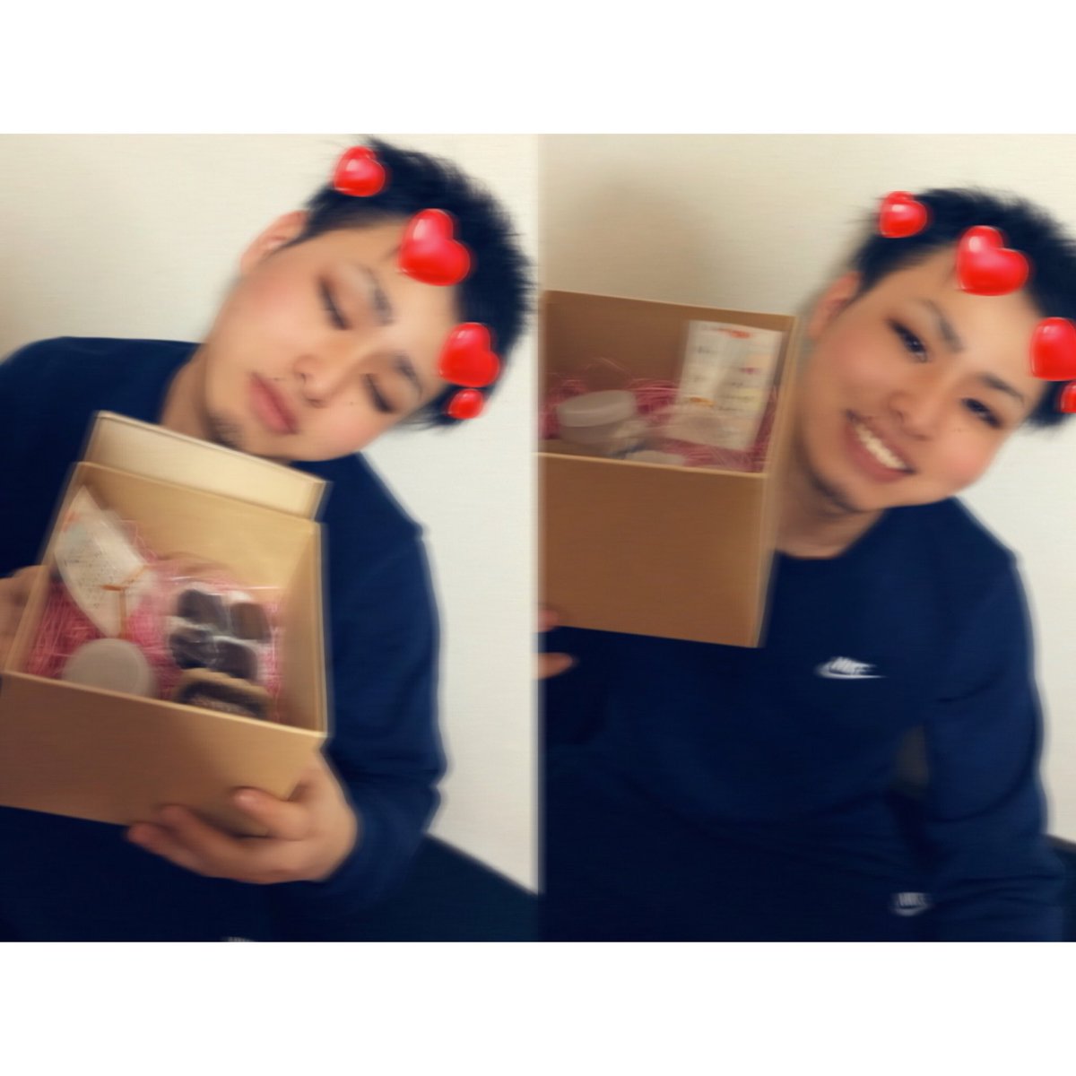 o____i_o____i's tweet photo. バレンタイン喜んでくれてよかった🤤❤️何も考えんで作ったら全部チョコ系になった😅やけチーズケーキも作ったけ今日食べさせる予定💭💭 https://t.co/BAe89gXV9x