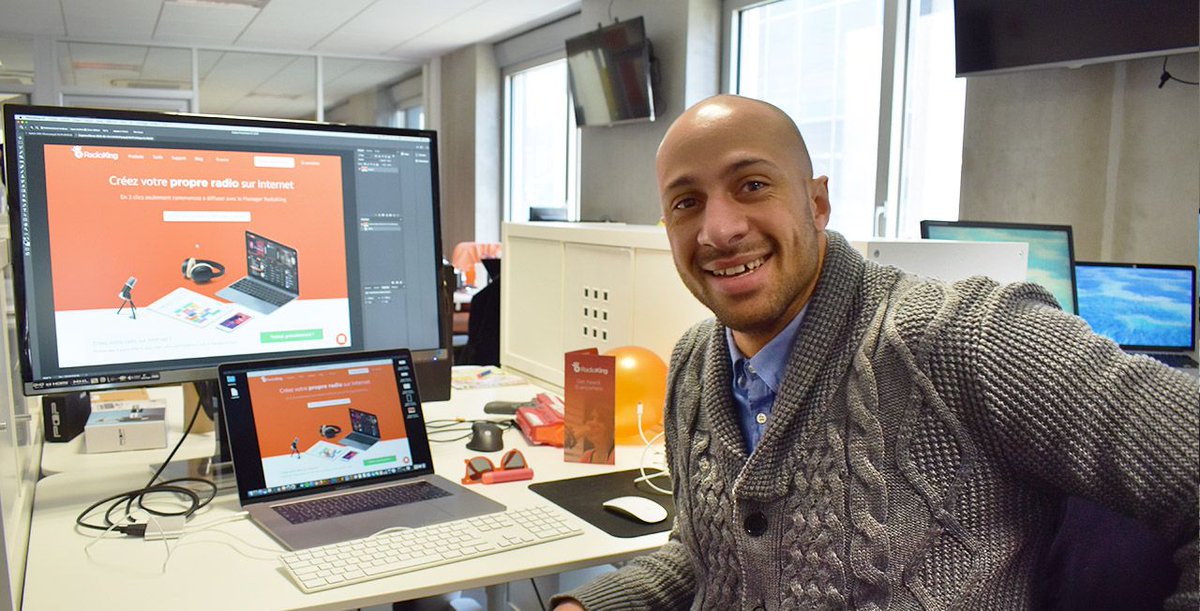 RadioKing's tweet image. This week on the #blog, we present to you our new #FrontDeveloper, Guillaume. 👋 Find out more about his professional background along with his #musictaste! 🎶 ➡️ buff.ly/2F9Fozm