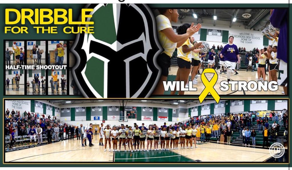TitansBBBall01's tweet photo. What A Blessing! Thanks to all who support our Dribble For The Cure game last night ..We may have won the game But the biggest Winner was and still is @willenten #WillStrong #WeAreTuscarora #BeatCancer @THSTitans @thstitanpride  @ths_gbb @THSAPZim @FrederickSports @TheTitanPride https://t.co/HJNVlRZer7