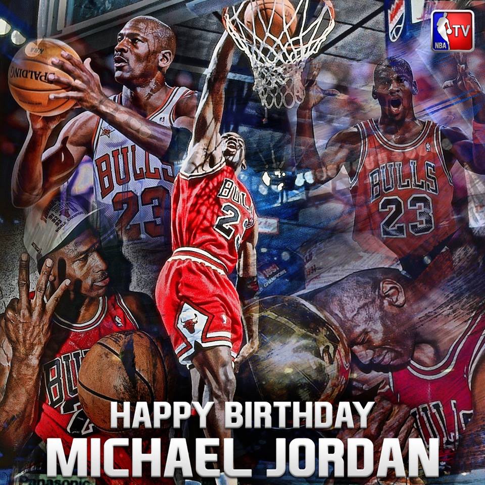 Happy 55th Birthday to Michael Jordan!!  ¡El mejor de todos los tiempos!  