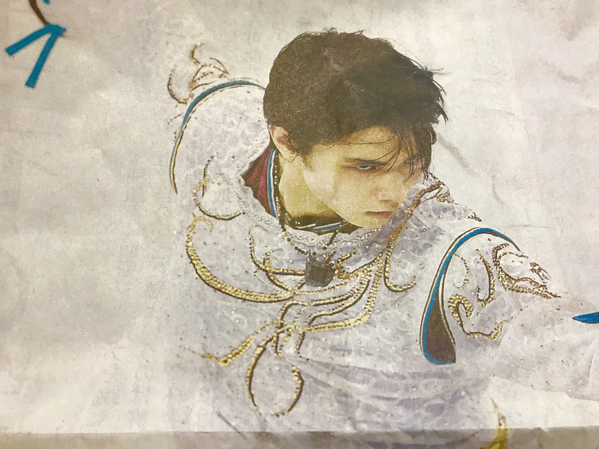 かじゅりん この羽生結弦くんはホントに天野喜孝氏のイラストの様な美しさ てかこの姿の羽生結弦くん描いて欲しいなぁ T Co Kuvdhbouzt Twitter