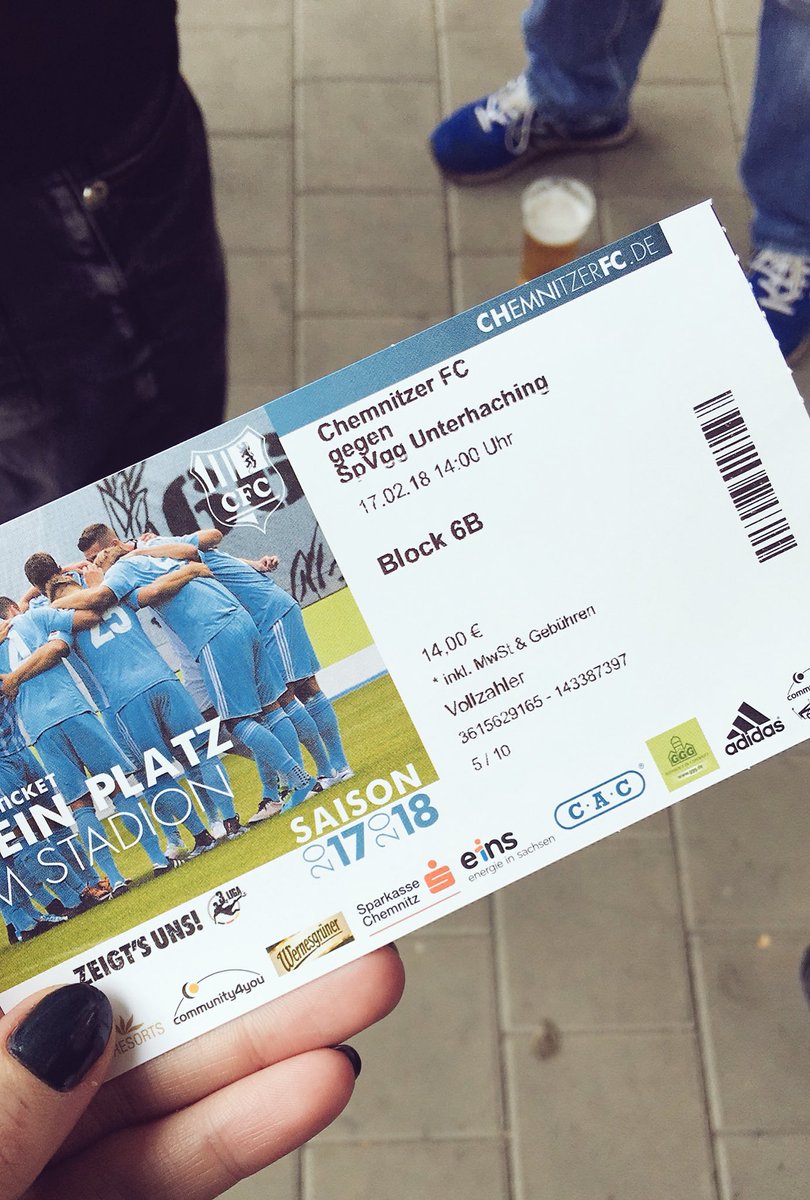 Ich wäre dann mal da, kann losgehen 🙋🏼‍♀️⚽️ #CFC #CFCUHG #ChemnitzerFC <a href="/ChemnitzerFC/">Chemnitzer FC</a> #MissionKlassenerhalt