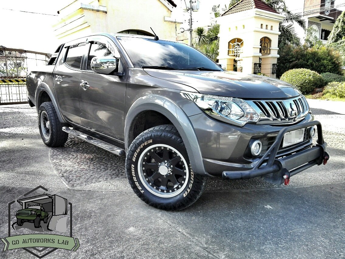 AutoworksGo's tweet photo. Classy 'macho' look with a 2" lift, Monsta Tyres and Black Rhino Rims! 💪😎👌💯

#Ridemax #MonstaTyres #BlackRhinoWheels #GOAL https://t.co/fJsLe4DeFq