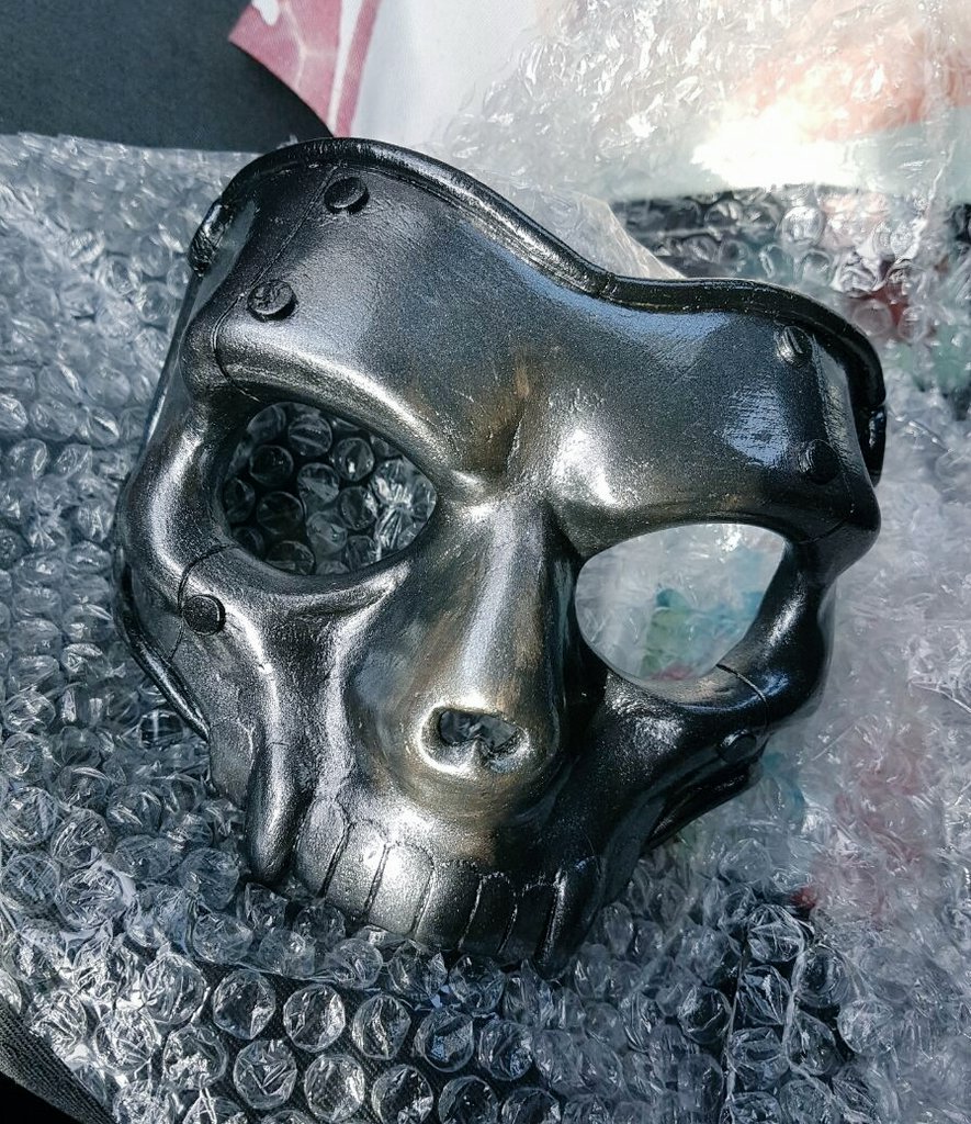 impAct_Showact's tweet photo. Die fertiggestellte Skull Maske 💀
By @HARPOONED_WHALE
#Persona5 #Persona5FathersDay #ImpActShowact https://t.co/oVP1eL8Y3B