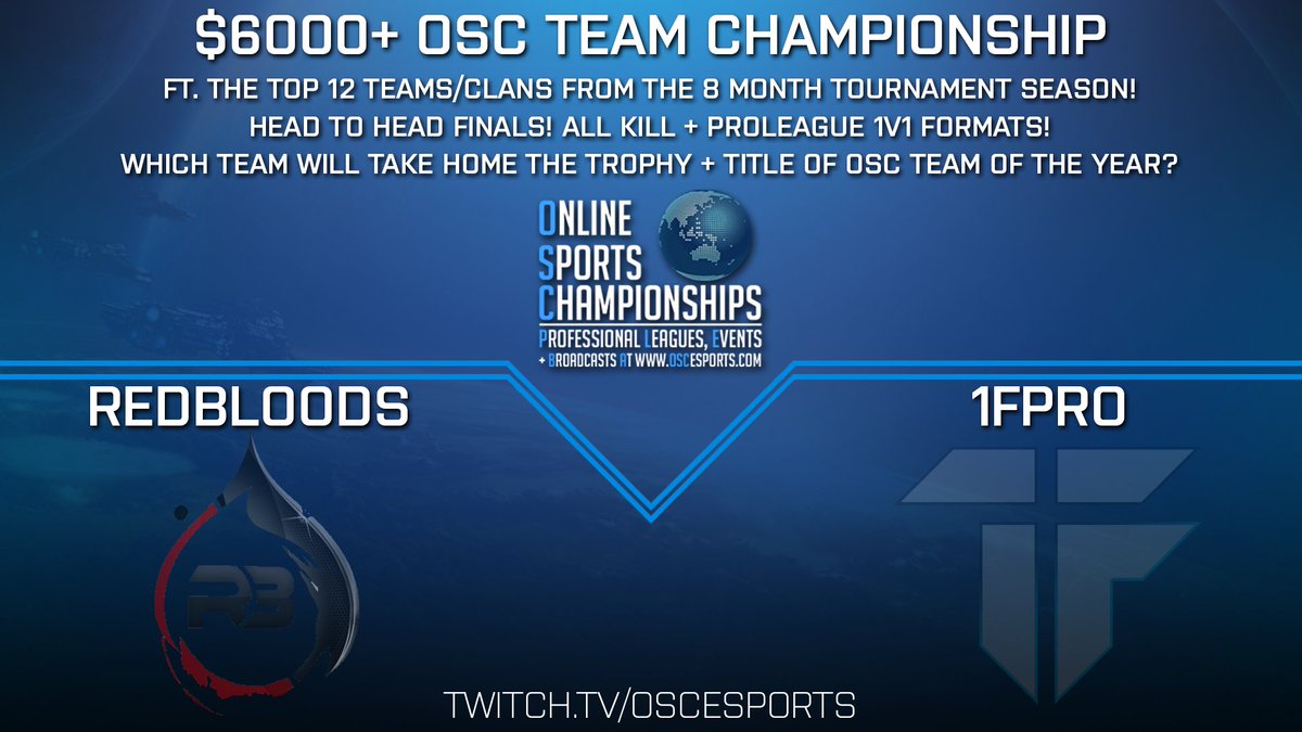 1FPro's tweet photo. Tune in as we face off against @TeamRedBloods in the OSC Playoffs! #1FWin https://t.co/ZCtvNQZGxc https://t.co/0xUIOX4sc7