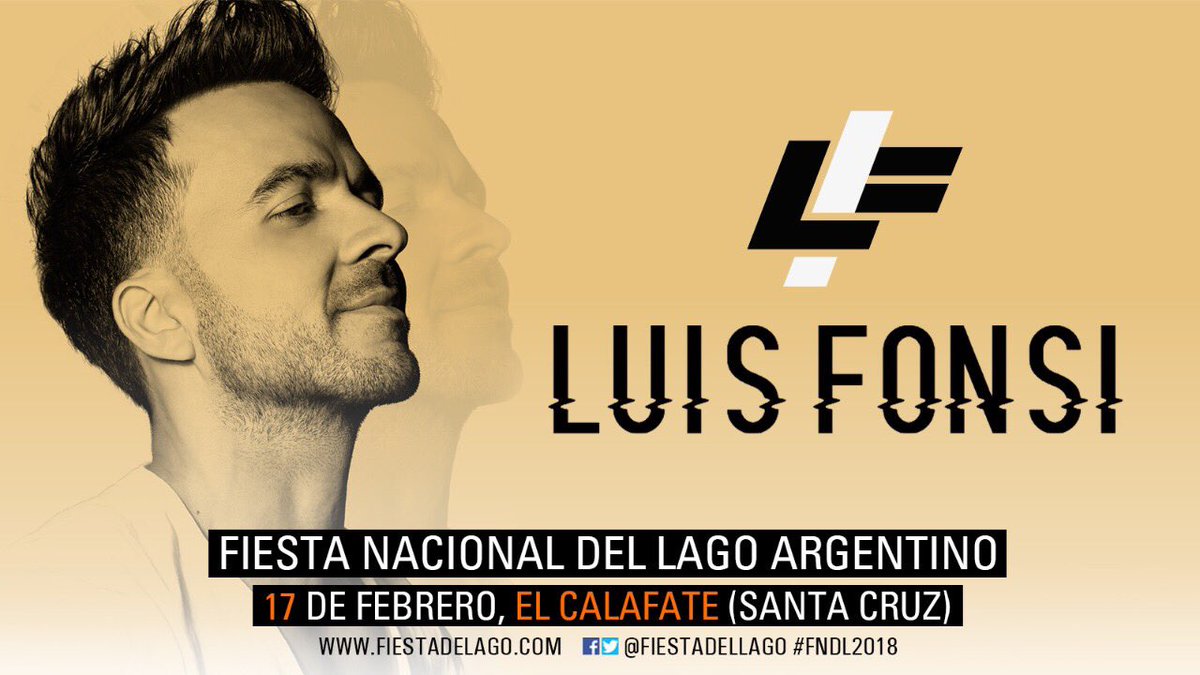 FiestadelLago's tweet photo. Llego el gran día.!!! @LuisFonsi @CNCOmusic #fndl2018 @ElCalafateOK https://t.co/mqy67eXjWA