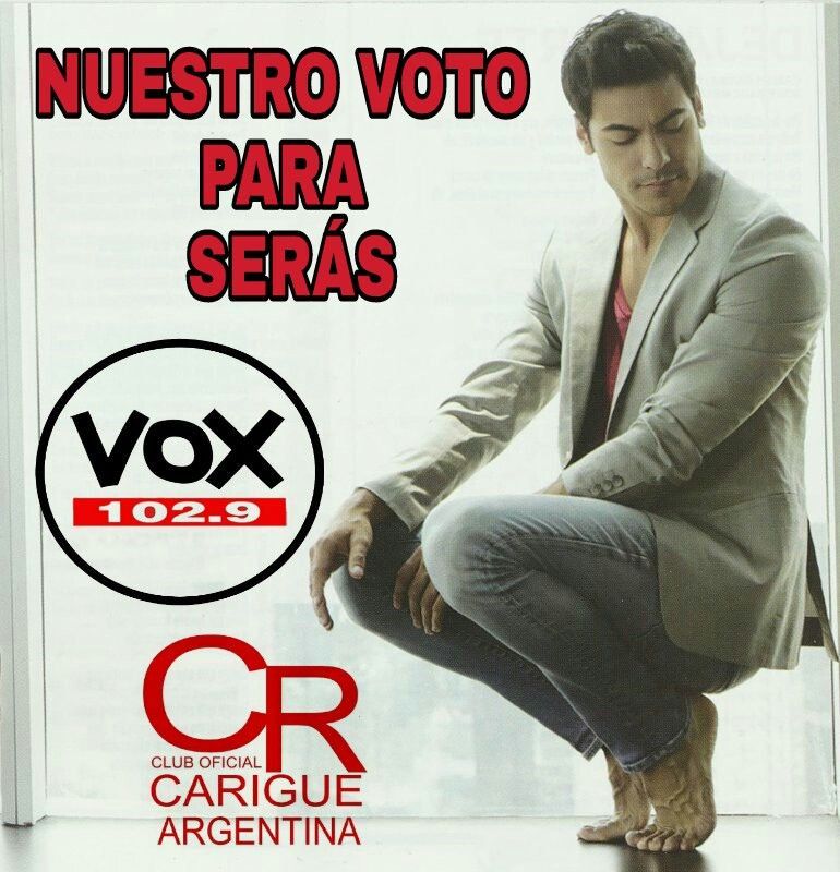 Gabry_Carigue's tweet photo. @Radiovoxfm dejamos nuestro voto para  @_CarlosRivera para el tema #Serás para el #Top20Vox #EnVoxMiVotoVale  @CarigueArg https://t.co/fHkZdukd9M