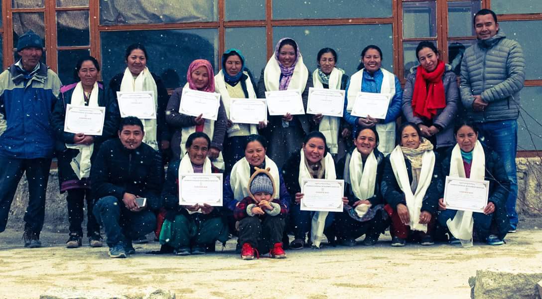 #knittingtraining,  #NGOladakh #LEDeG #Ecology #womenofladakh