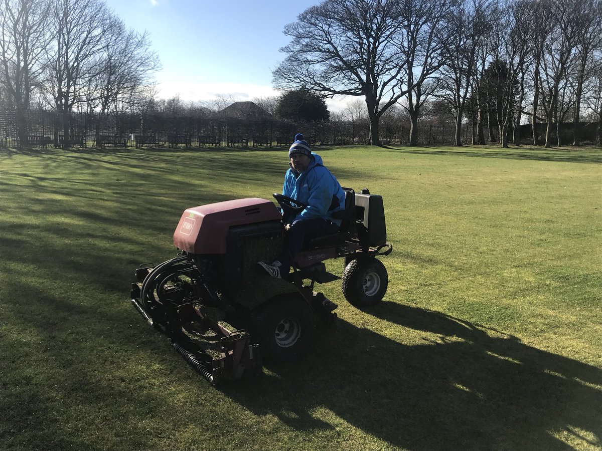 WhitburnCC's tweet photo. Big thanks to @VentressGary for helping at the club today. I’m sure Stanley will be checking your lines 👍🏏 @neplcricket https://t.co/A0jIWwcdcl