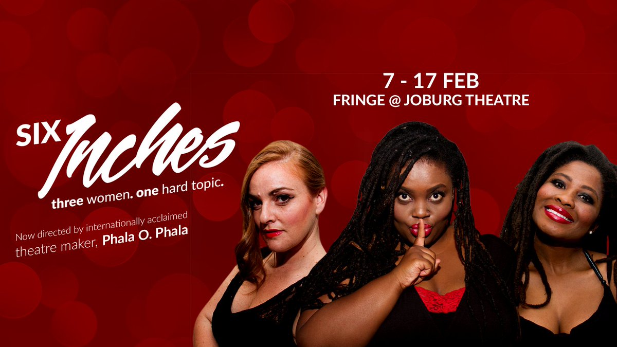 SixInches_Play's tweet photo. LAST SHOW!!! WHAT A thrill! Catch us tonight for the last time!!
“The laughs come thick and fast in Six Inches performed with such humour and verve.” - Alexander Matthews
#SixInches #SixInchesSA
BOOK NOW! See you at @joburgtheatre 
https://t.co/8MEgOAVpwa https://t.co/X24v0ZQIzE