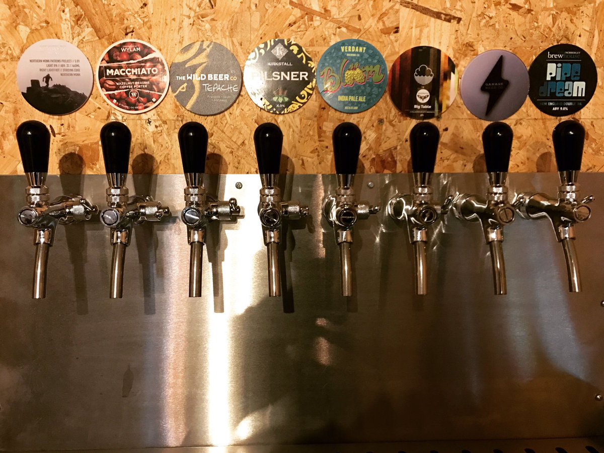Today's starting lineup, plus 3 absolutely stunning beers should hit the taps today too 😋