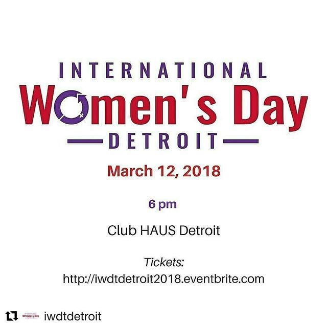 pipercarter's tweet photo. Good Morning. I’m very Honored to be the inaugural recipient recognized by this incredible Organization. I hope you’ll get your tickets...
#Repost @iwdtdetroit
・・・
👩🏽 In celebration of International Women's Day, you're invited to @iwdtdetroit as … https://t.co/Qh9K5sokXv https://t.co/GtRVSX1qdL