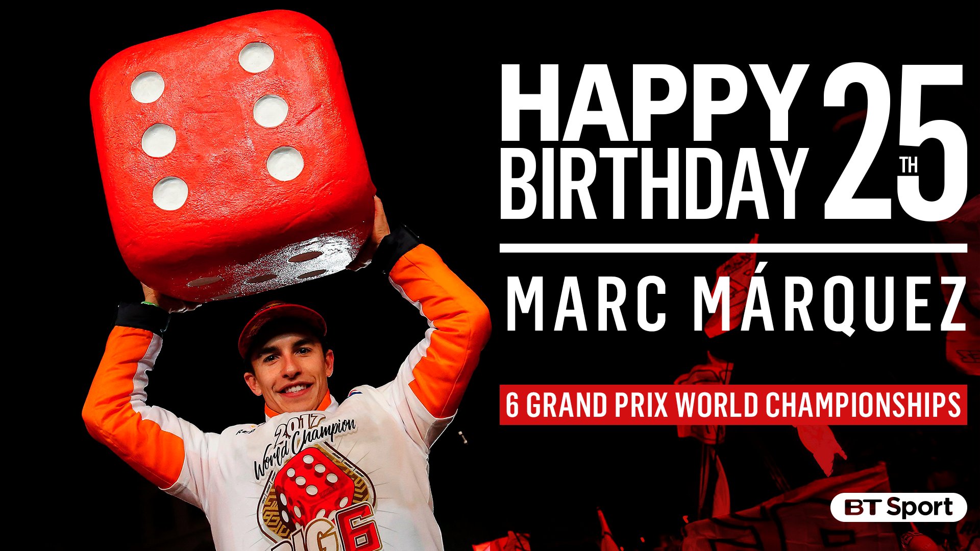 2010 2012 2013 2014 2016 2017 Happy 25th birthday to Mr. Marc Márquez 