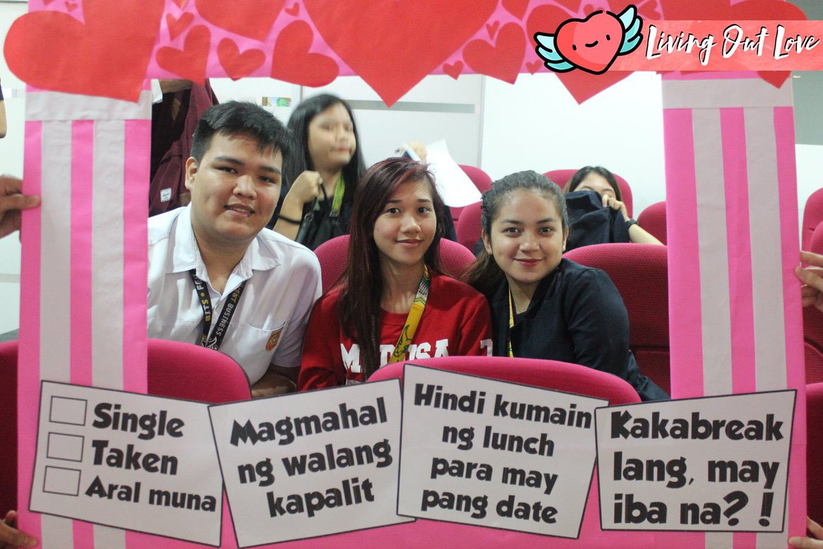 FEUMakatiBOSS's tweet photo. We would like to thank everyone who shared their time and celebrated a love-filled day with us during "Living Out Love: What is the Business of Love?" Continue to spread the love wherever you go!❤
#LivingOutLove
#BOSS1718
See more photos here: https://t.co/gmburQ38Oq https://t.co/8BRtTYGJS7