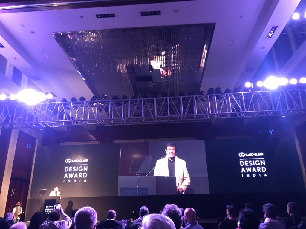 ashwinielephant's tweet image. #makingdesignvisible with #LexusDesignAwardsIndia says @ashishelephant President @adi_org
