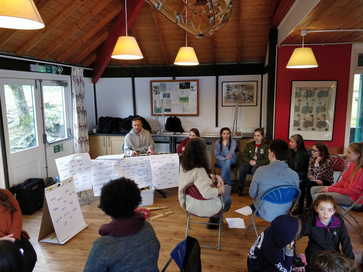 MancCamerata's tweet photo. A very productive start to a great weekend of composing @CumbriaOutdoors with @cumbriayo @CumbriaCalling @OrchestrasLive #CumbriaCalling2 #CamerataintheCommunity https://t.co/h2IzsG33R6