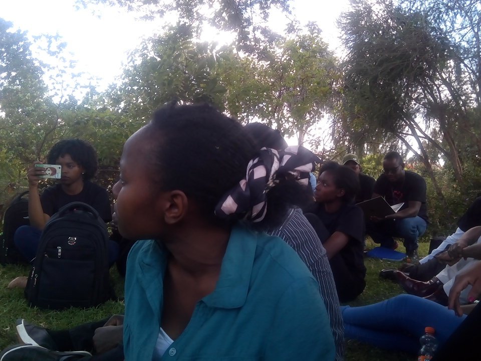DinaAdhiambo's tweet photo. Time for light talk #RailsGirlsNairobi @s_igu @CessWairimu254 @StlMaris @_stegah @otta_chris @iamkevyne #MegaCoding #WIT https://t.co/Tugjj3y5ZR