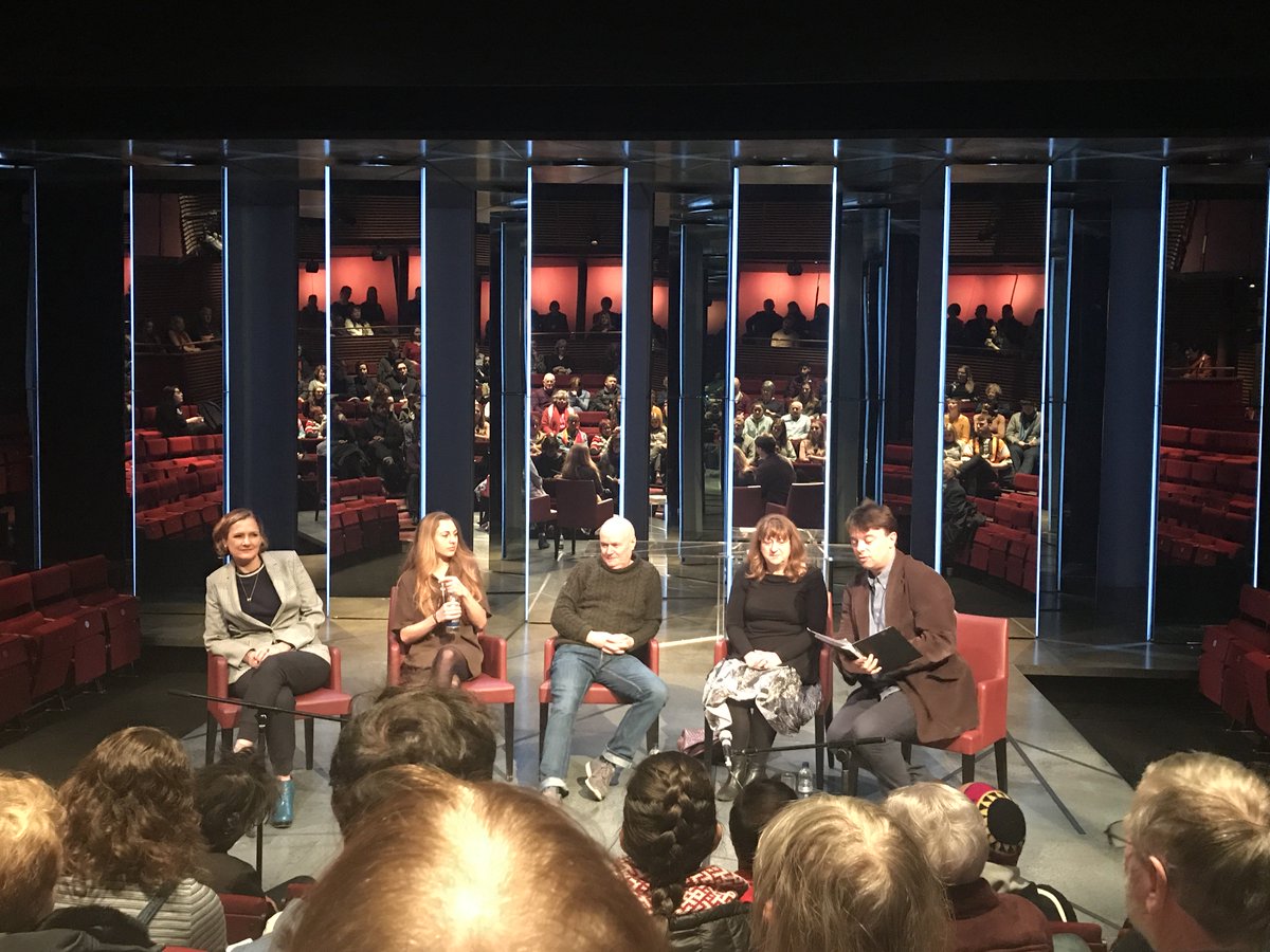 vickiberwick's tweet photo. Great talk this morning on acting/casting/writing wi Dave Johns, Ed Hall @Hamps_Theatre #HTFestival https://t.co/I4yqFVgBz2