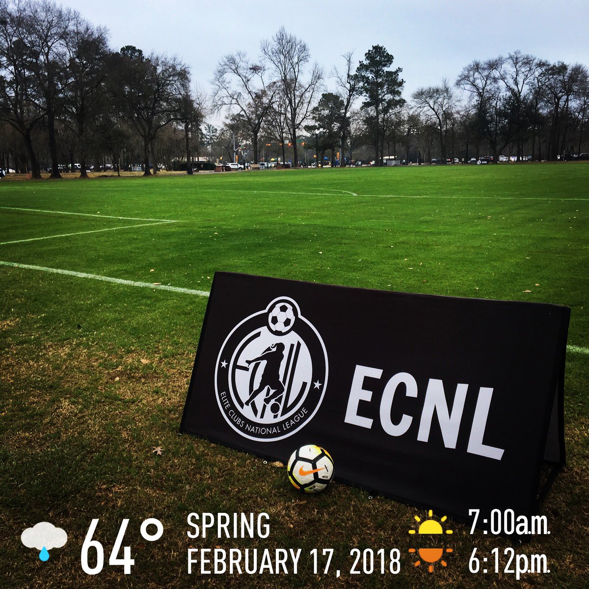 Gooooooood morningggg Texasssss! The weather is looking PERFECT for a day of amazing ⚽️! #ECNLTX #GAMECHANGER