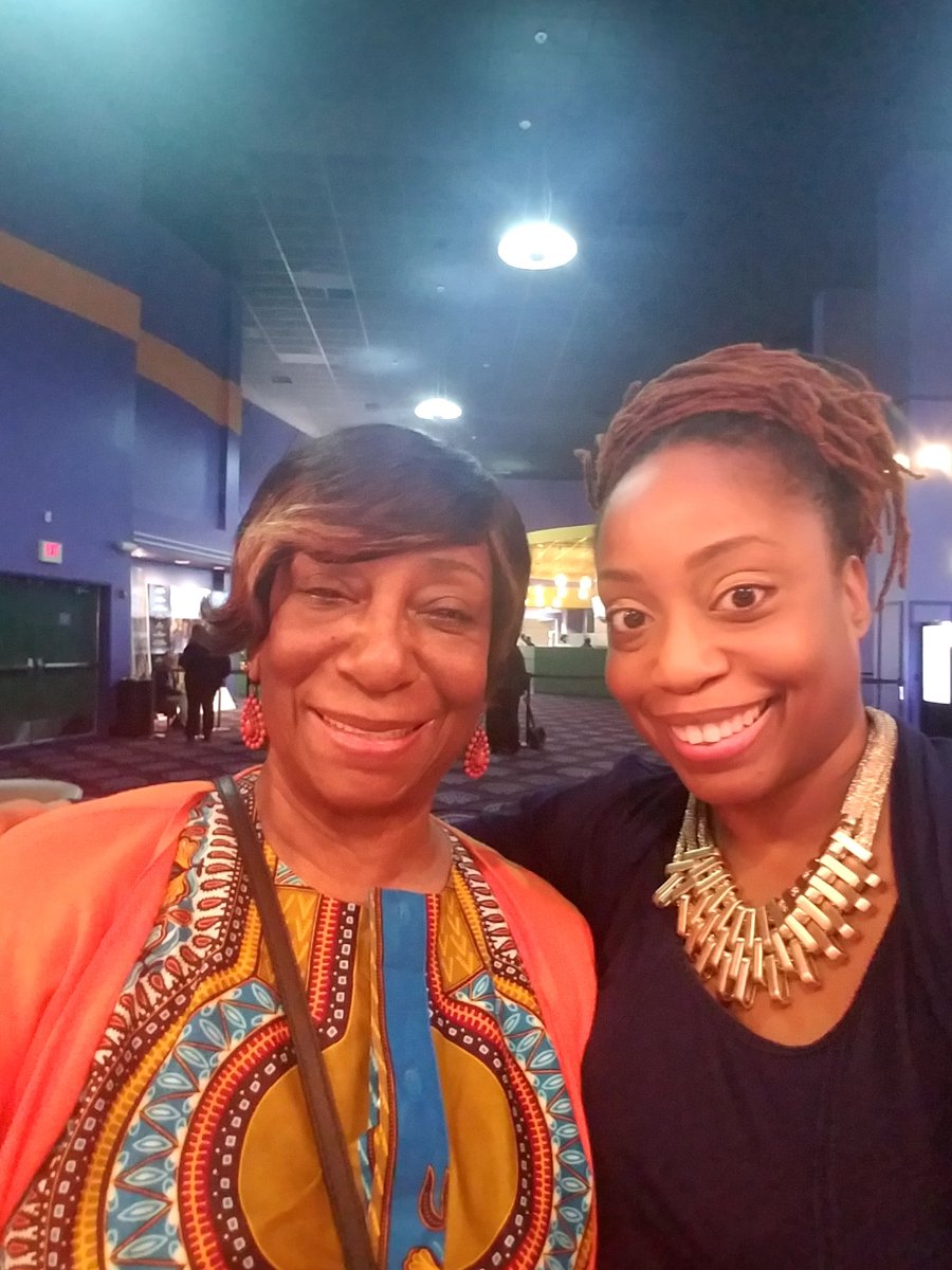MsExclusiveNYC's tweet photo. @DanaiGurira Mom &amp; I showed up &amp; showed out - Excellent Movie in every way, so proud - Epic! ✊🔥 #BlackPanther https://t.co/iwb3s5YcHM
