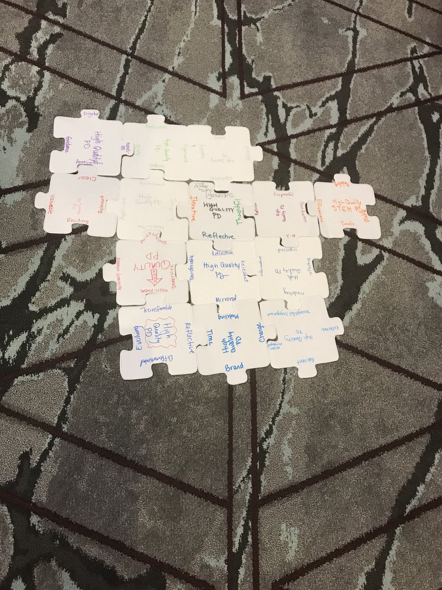 Connecting our learning! #DElevelup
