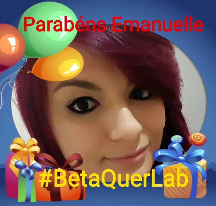Feliz Aniversário minha querida, saúde, paz e amor! Beijinhos.
#BetaQuerLab