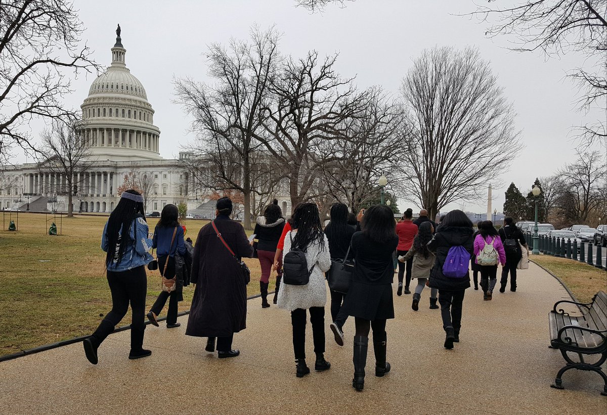 YvetteBWilliams's tweet photo. #BSUFreedomRide @ClarkCountySch delegation visited the USA Capital yesterday.  Great reflection discussion by students of their day in Washington DC. @CCDBC #CivicEngagement #MLK50 Project #MulticulturalEducation @NevadaReady @EDE4CCSD @News3LV #BlackHistoryMonth https://t.co/C6EQBRKFAq