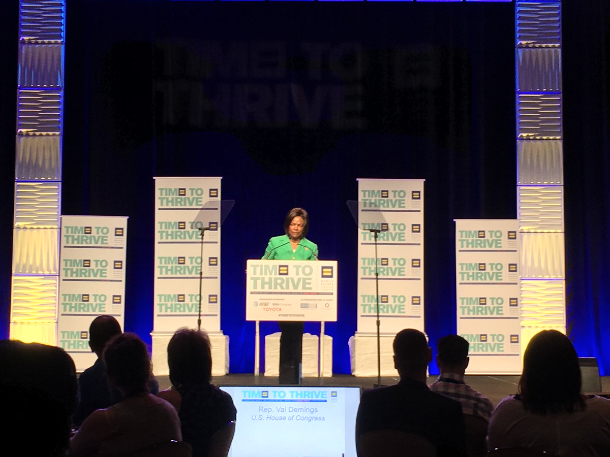 Florida Rep. Val Demings at HRC Foundation's Time to THRIVE Conference