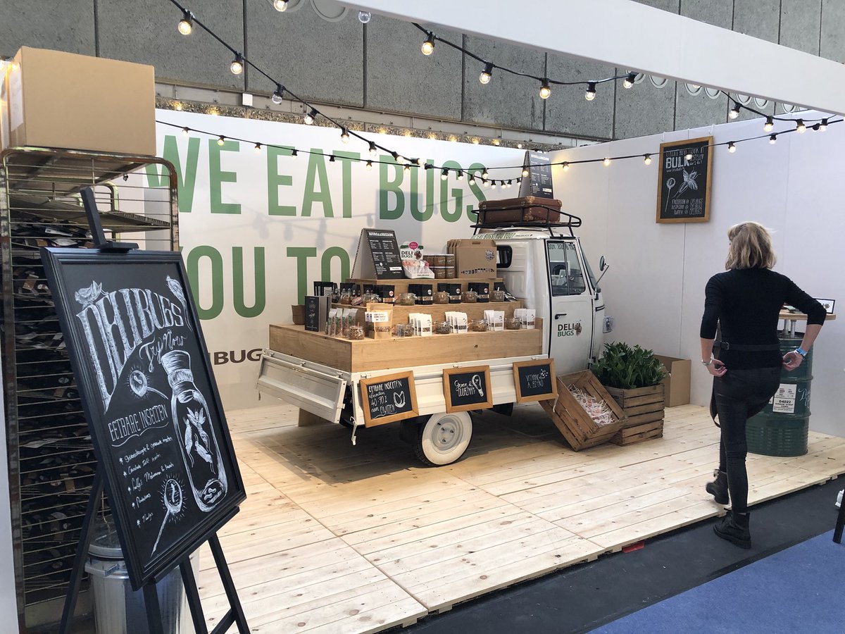 Delibugs's tweet photo. We zijn gestart! Tot op de @Huishoudbeurs 👋🏽 https://t.co/bvYkJB0Q09