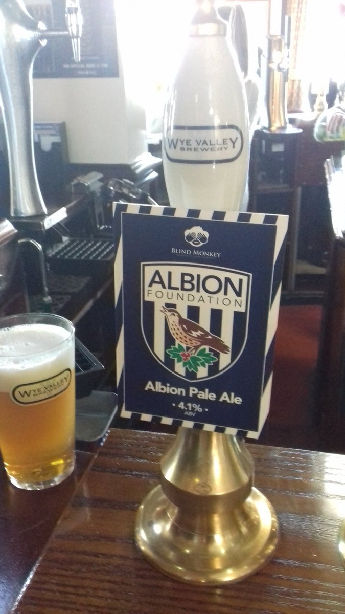 poormansprozone's tweet photo. Albion pale ale going down well in the Hop Pole!! #blindmonkey. Will need a taxi soon #wba https://t.co/wbx7RZ0SWP