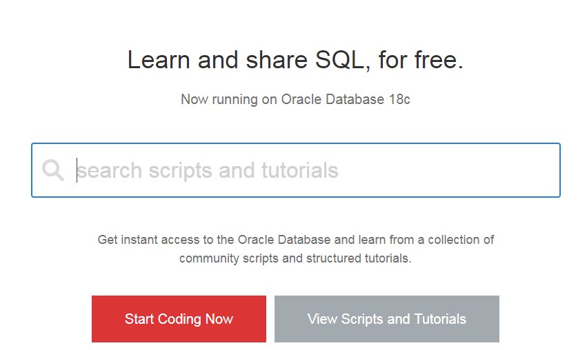 OracleLiveSQL's tweet image. In case you missed it... 18c, now available for you to learn and try...here. Thanks @connor_mc_d @chrisrsaxon for all of the new 18c scenarios/scripts for everyone to check out! #Oracle #Database #SQL