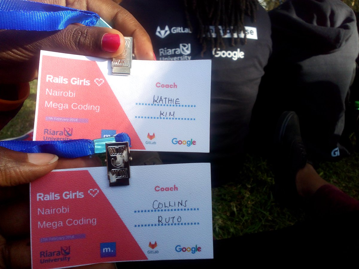 kaka_ruto's tweet photo. #RailsGirlsNairobi , #MegaCoding event coaches with @kathrynkate16 @Mercy_Thirty https://t.co/iFaFDAqCCy