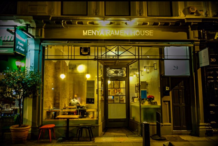 WomanManJapan's tweet photo. Tasty Ramen at Menya Ramen House, near Russell Square. For shear authentic Ramen house atmos, this place deserves a visit 7/10 #ramenreviews https://t.co/Cxqp1QQxyW