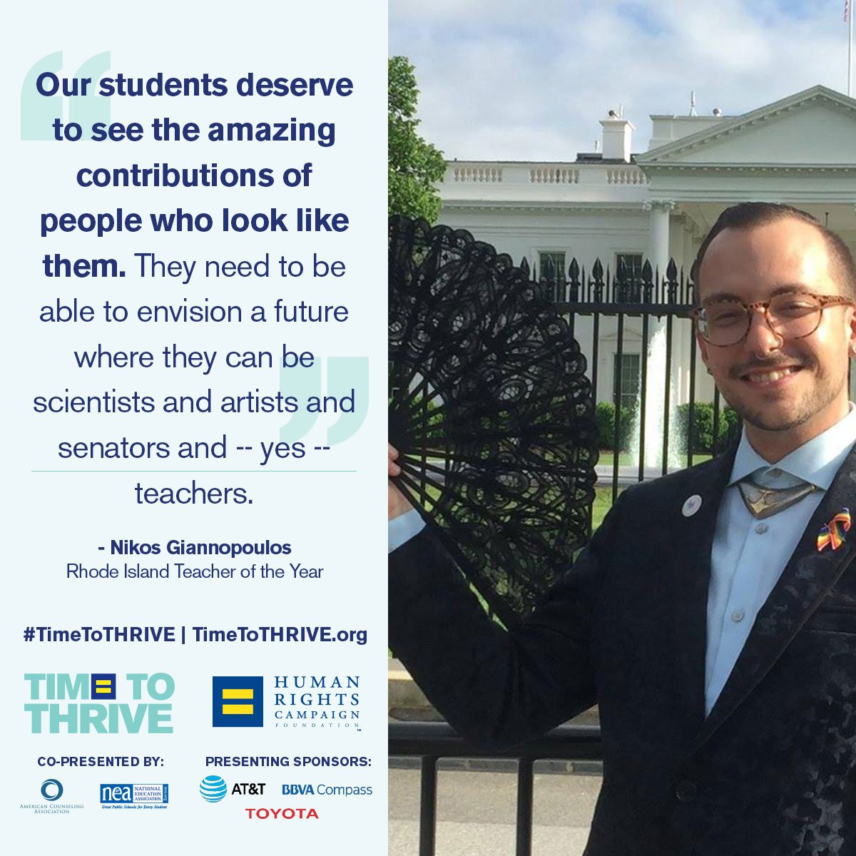 Nikos Giannopoulos, Rhode Island Teacher of the Year